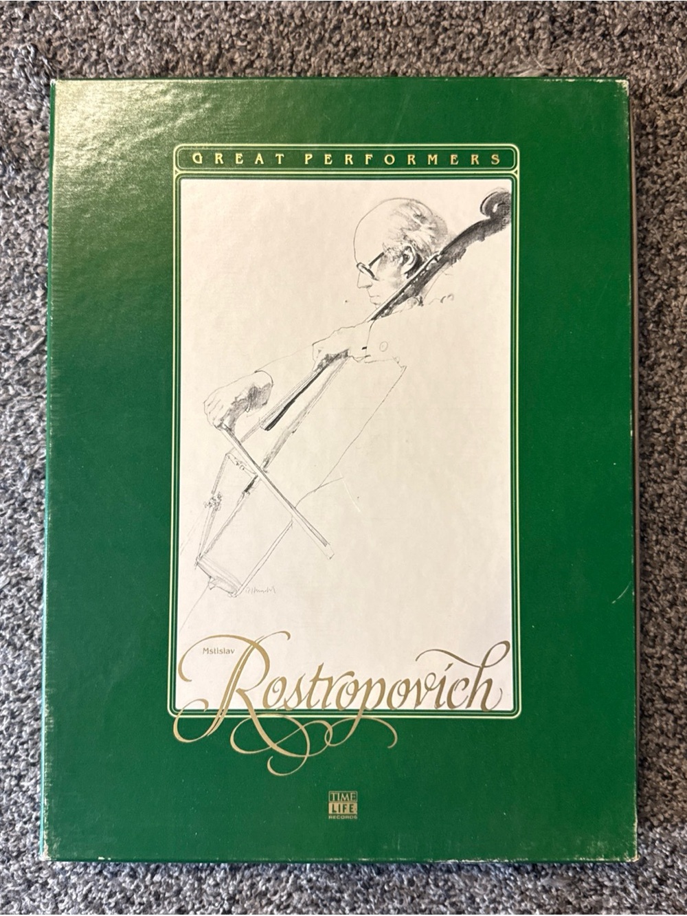 Great Performers Mstislav Rostropovich Time Life 3 Cassettes & Booklet